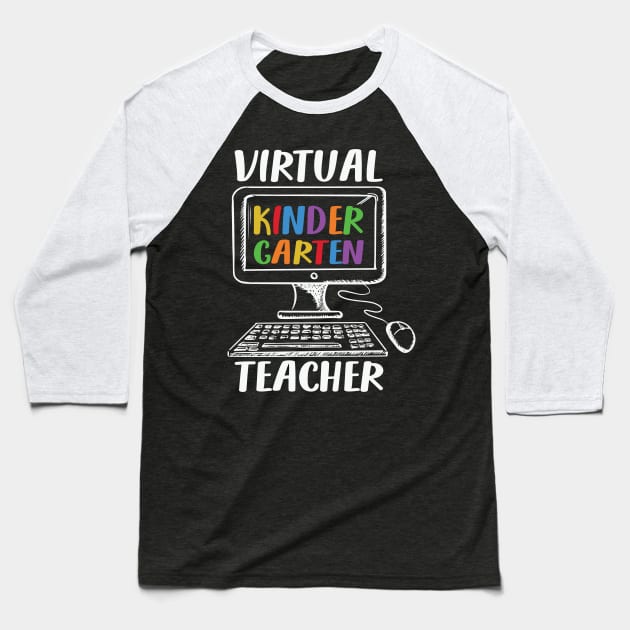 Kinder Carten Teacher Baseball T-Shirt by Polahcrea